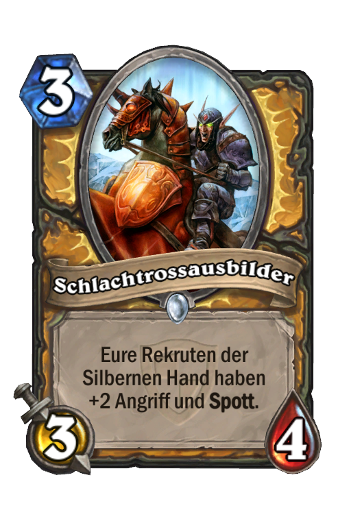 Schlachtrossausbilder Das Große Turnier Hearthstone Karten