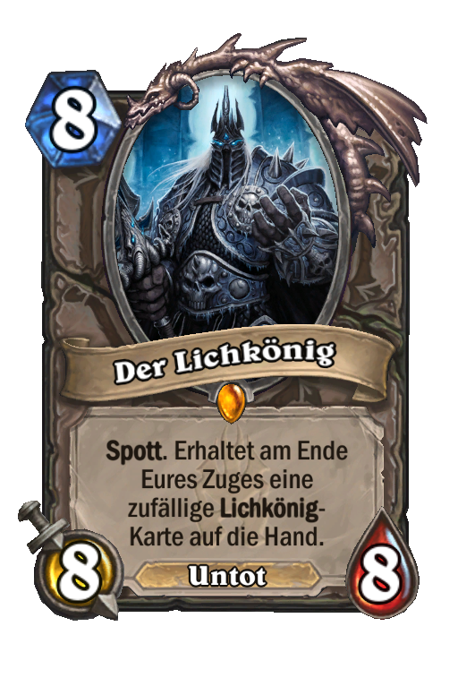 Der Lichkönig Ritter des Frostthrons Hearthstone Karten HSReplay net