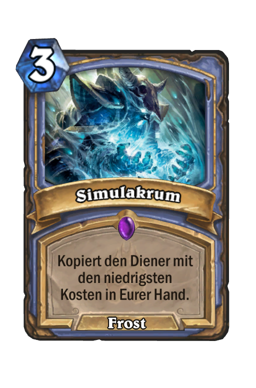 Simulakrum Ritter Des Frostthrons Best Hearthstone Decks Hsreplay Net