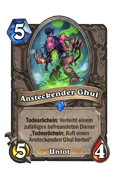 Ansteckender Ghul Hearthstone Karten Hsreplay Net