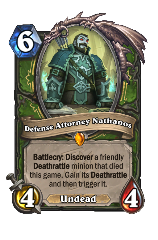 Defense Attorney Nathanos Best Hearthstone Decks Hsreplay Net