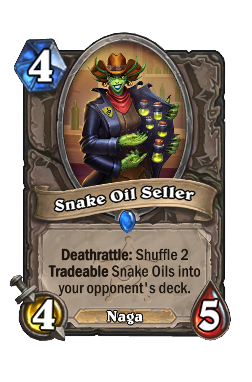 Snake Oil Seller Showdown In The Badlands Best Hearthstone Decks