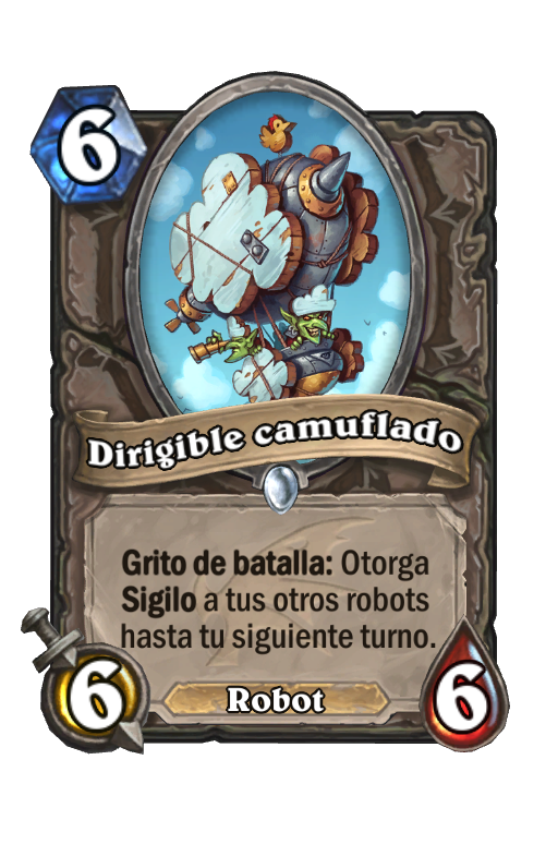 Dirigible Camuflado El Descenso De Los Dragones Best Hearthstone