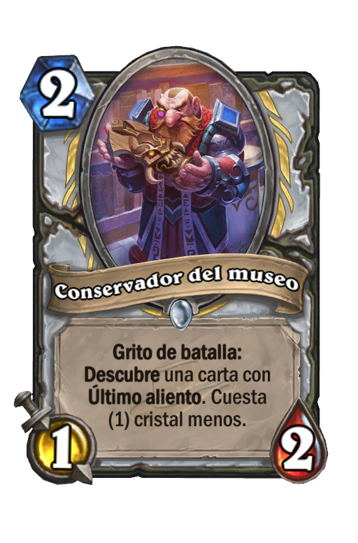 Conservador Del Museo La Liga De Expedicionarios Hearthstone Card