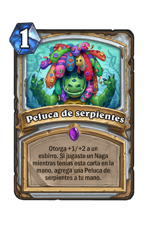 Peluca De Serpientes Viaje A La Ciudad Sumergida Best Hearthstone