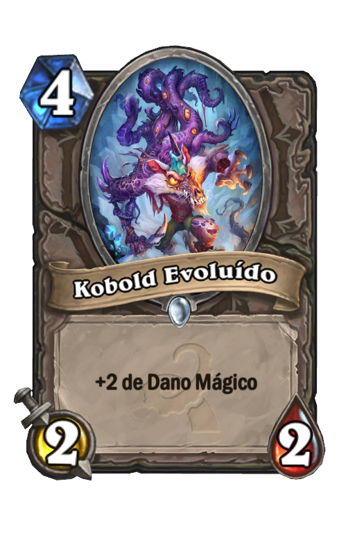 Kobold Evoluído Sussurros dos Deuses Antigos Hearthstone Card