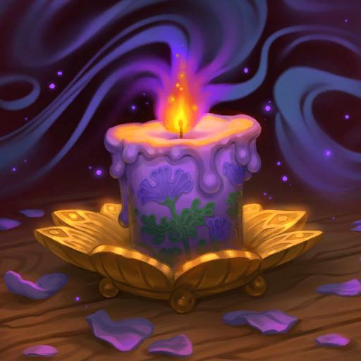 Peacebloom Candle artwork