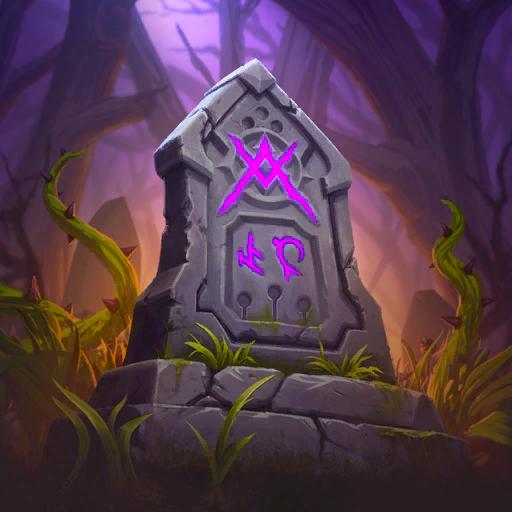 Enigmatic Headstone artwork