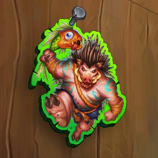 Tough Tusk Sticker artwork
