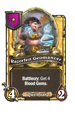 Razorfen Geomancer (Golden)