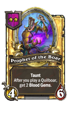 Prophet of the Boar (Golden)