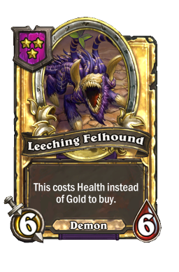 Leeching Felhound (Golden)