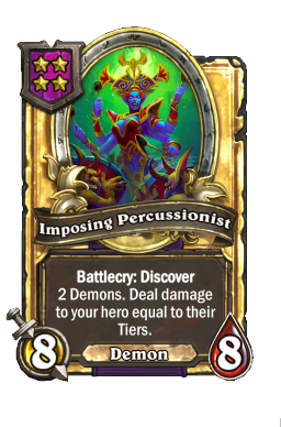 Imposing Percussionist (Golden)
