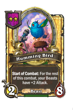 Humming Bird (Golden)