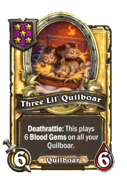 Three Lil' Quilboar (Golden)