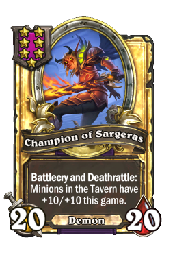 Champion of Sargeras (Golden)