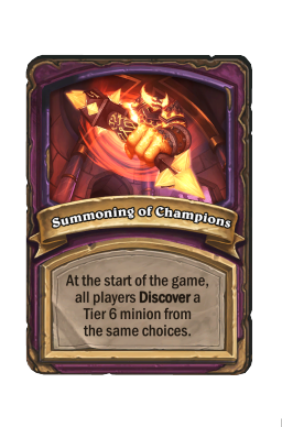 Summoning of Champions