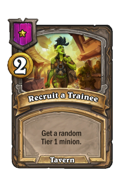 Recruit a Trainee