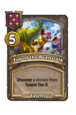 Top of the Beanstalk