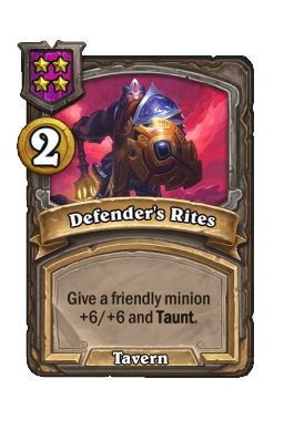 Defender's Rites