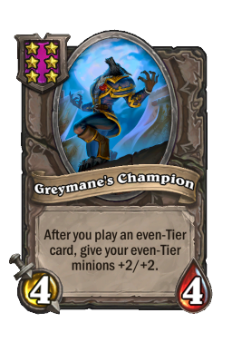 Greymane's Champion