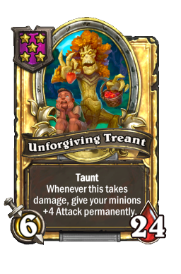 Unforgiving Treant (Golden)
