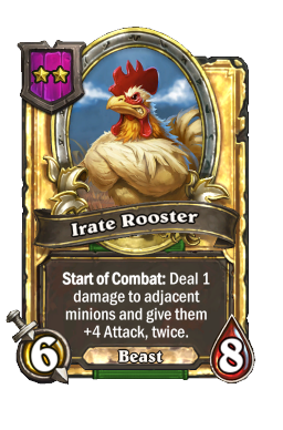 Irate Rooster (Golden)