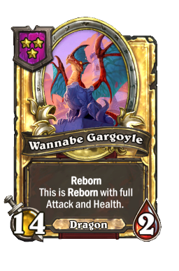 Wannabe Gargoyle (Golden)