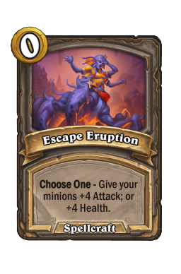 Escape Eruption