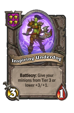 Inspiring Underdog