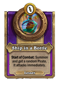 Ship in a Bottle