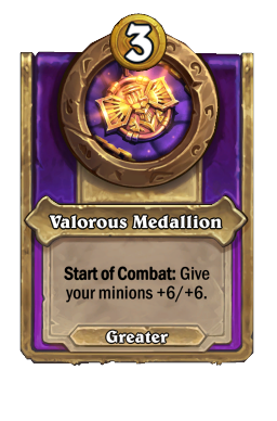 Valorous Medallion