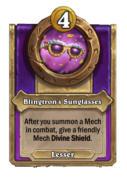 Blingtron's Sunglasses