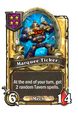Marquee Ticker (Golden)