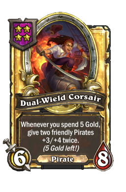 Dual-Wield Corsair (Golden)