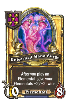Unleashed Mana Surge (Golden)