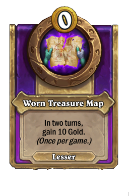 Worn Treasure Map
