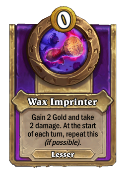 Wax Imprinter
