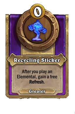 Recycling Sticker
