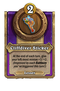 Cliffdiver Sticker