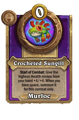 Crocheted Sungill