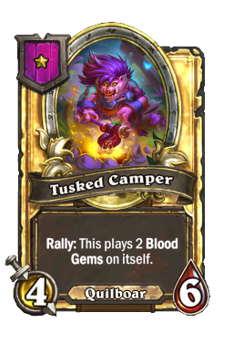Tusked Camper (Golden)