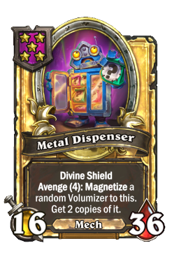 Metal Dispenser (Golden)