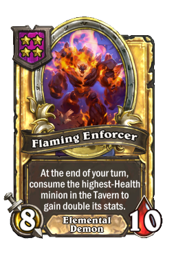 Flaming Enforcer (Golden)