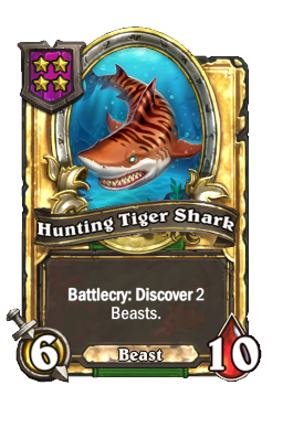 Hunting Tiger Shark (Golden)