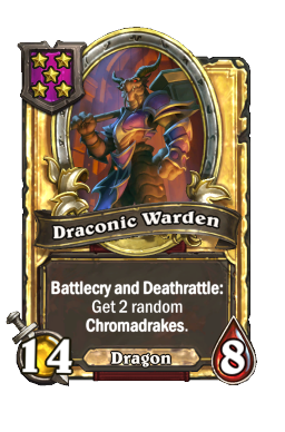 Draconic Warden (Golden)