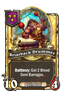Briarback Drummer (Golden)