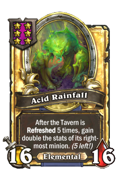 Acid Rainfall (Golden)