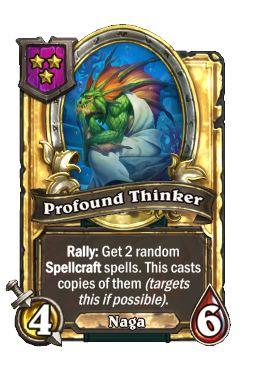 Profound Thinker (Golden)