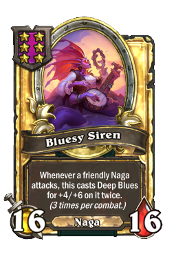 Bluesy Siren (Golden)